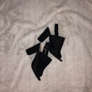 Chunky open toe heels from Fashion Nova